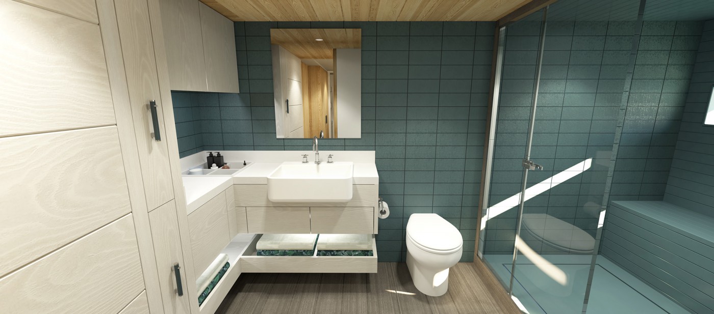 Arksen 85 Master Bathroom Visual