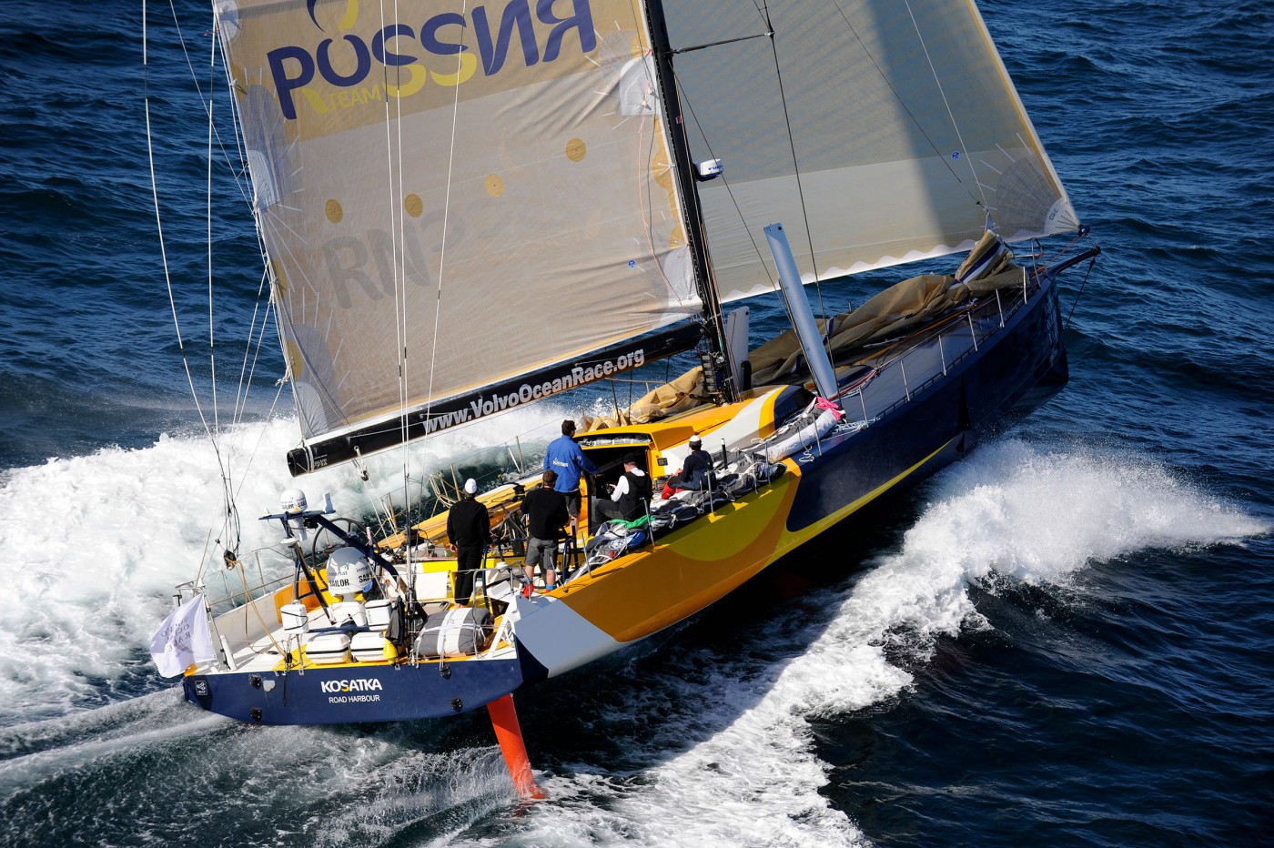 COVER IMAGE Team Russia Volvo Open 70 copyright Rick Tomlinson