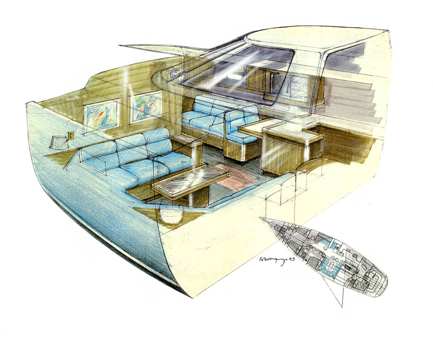 Ocean Phoenix saloon RH