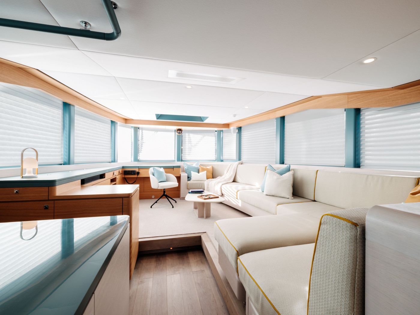 Arksen Project Pelagos Interior main deck saloon