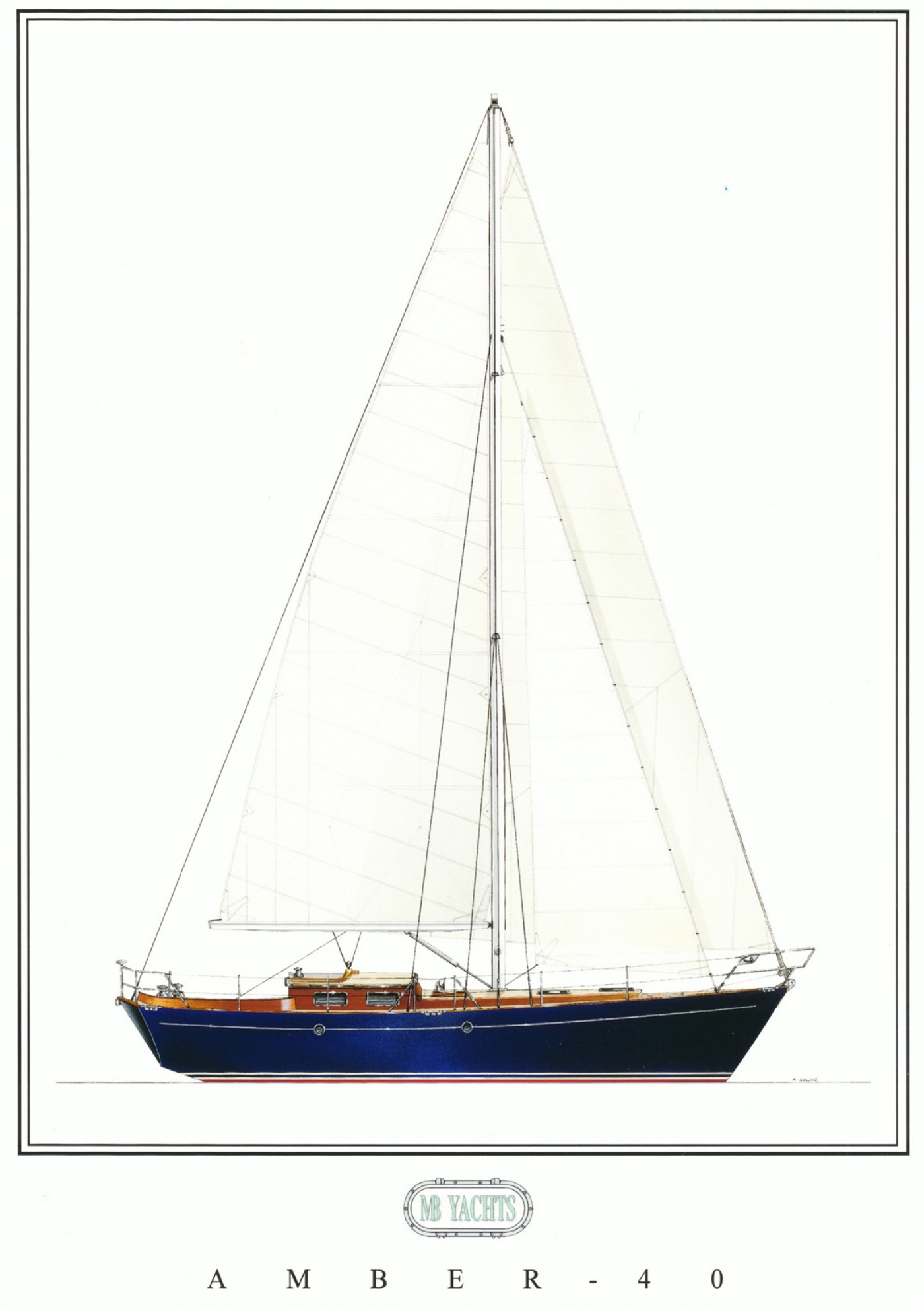 MB40 sail plan