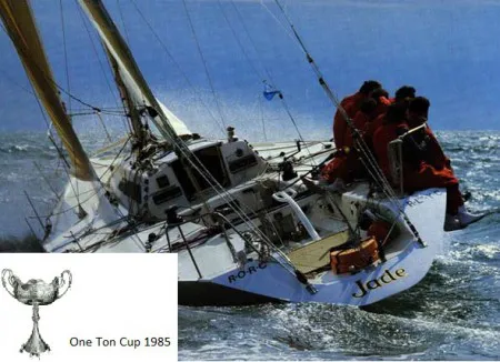 1985 Jade II wins One Ton world championships member of the British Admirals Cup Team
