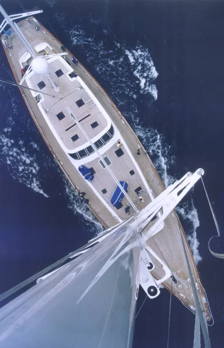 1993 Cyrano de Bergarac 128ft Cruising Ketch wins Showboat International The Most Innovative Yacht of 1993